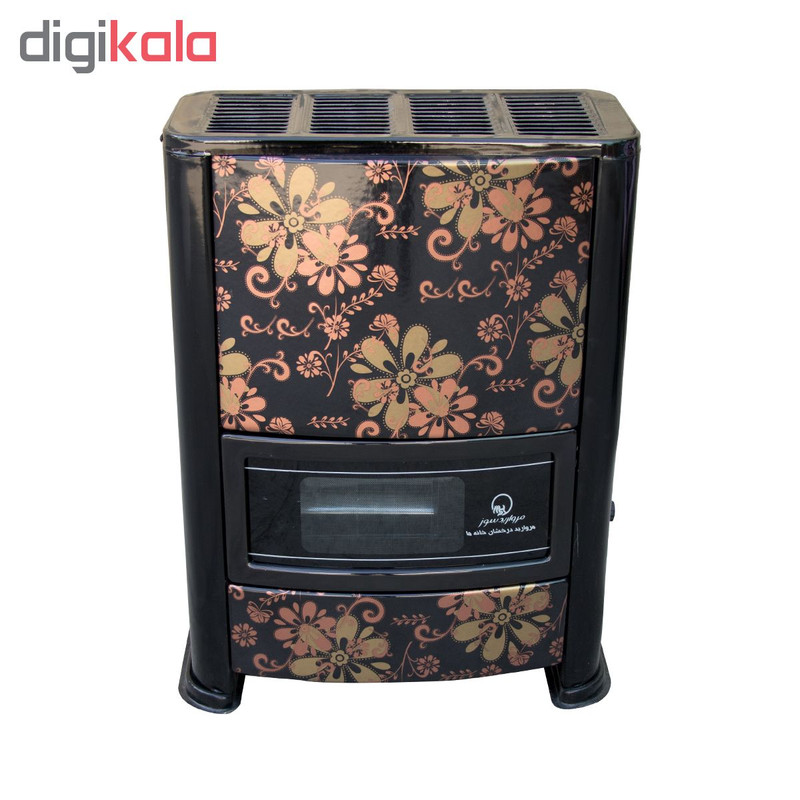 بخاری گازی مروارید سوز طرح گل مدل 8000