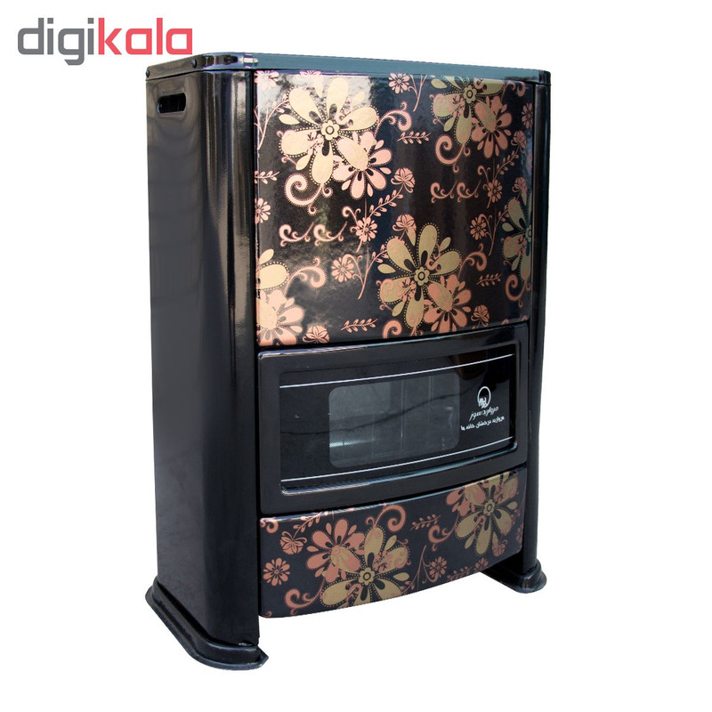 بخاری گازی مروارید سوز طرح گل مدل 8000