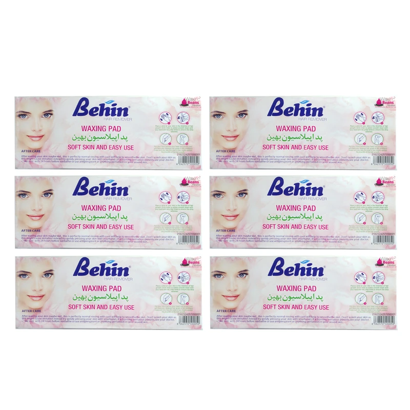 پد اپیلاسیون بهین مدل B1 مجموعه 6 عددی