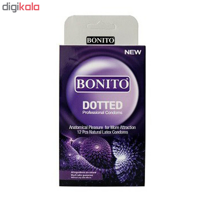 کاندوم بونیتو مدل Dotted بسته 12 عددی کاندوم بونیتو مدل Dotted بسته 12 عددی