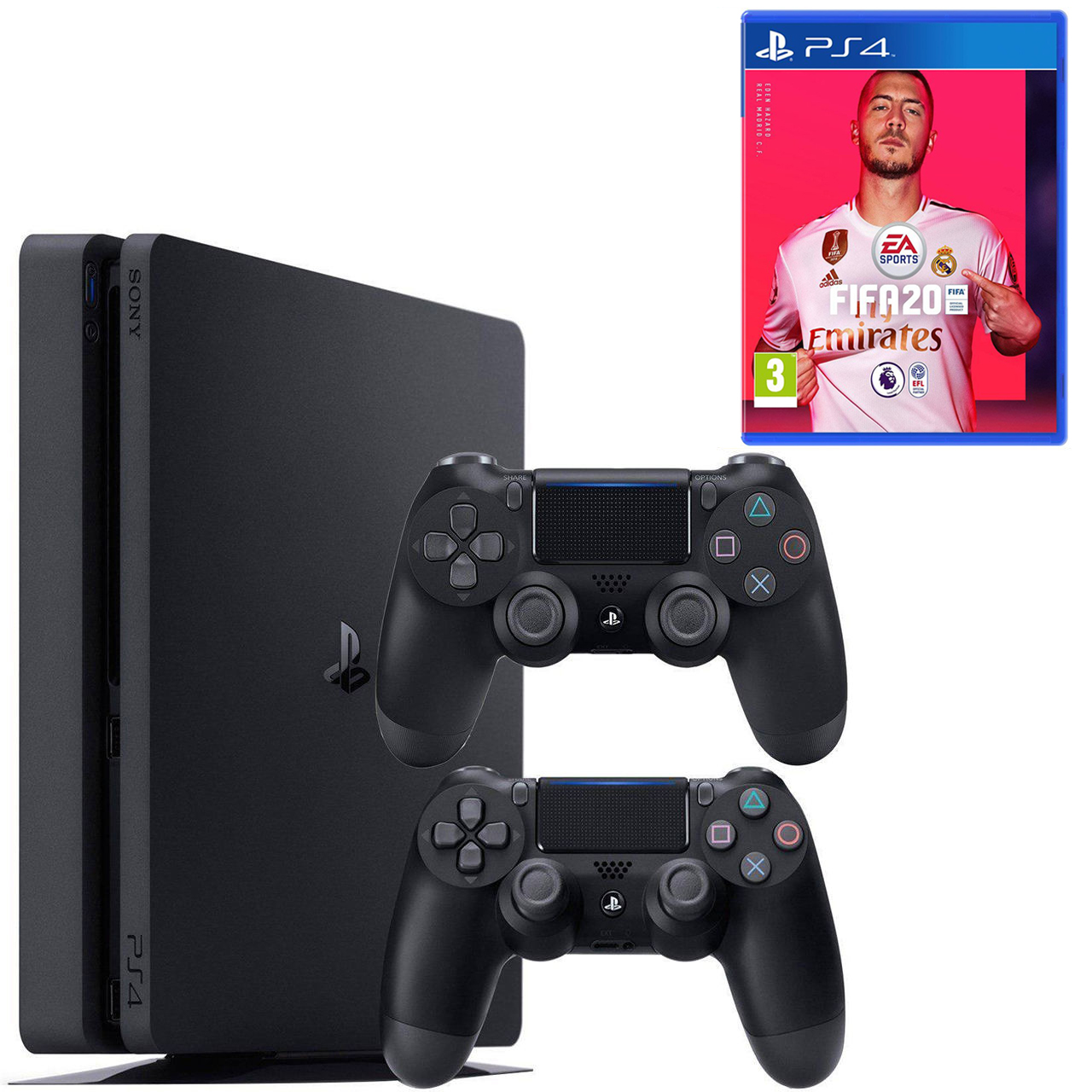 مجموعه کنسول بازی سونی مدل Playstation 4 Slim ریجن 2 کد CUH-2216A ظرفیت 500 گیگابایت