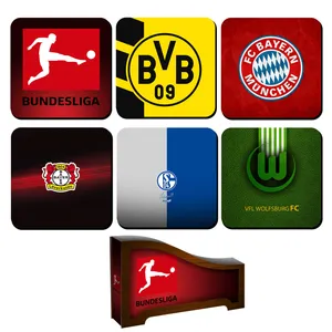 زیر لیوانی لوکسینو مدل Bundesliga کد FP_20 بسته 6 عددی
