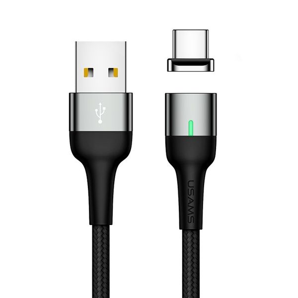 کابل تبدیل USB به USB-C یوسمز مدل US-SJ327 طول 1 متر کابل تبدیل USB به USB-C یوسمز مدل US-SJ327 طول 1 متر