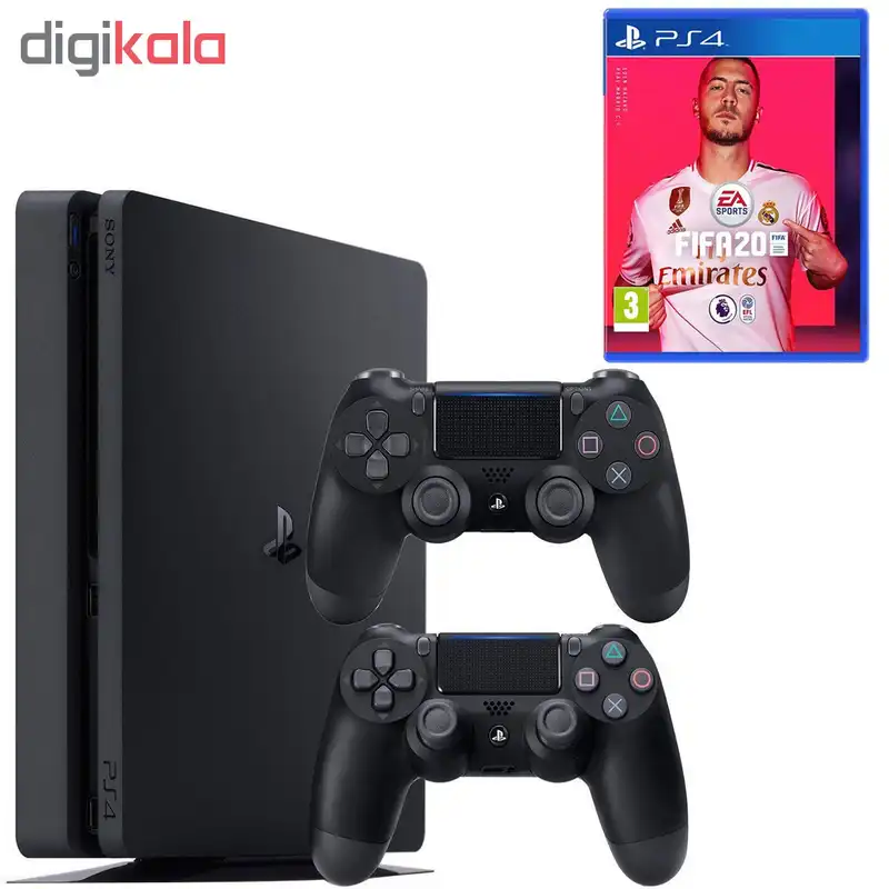 مجموعه کنسول بازی سونی مدل Playstation 4 Slim ریجن 2 کد CUH-2216B ظرفیت 1 ترابایت