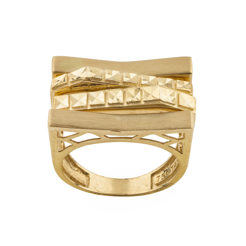 انگشتر طلا 18 عیار زنانه کد R154