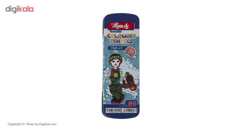 مداد رنگی 12 رنگ پارسیکار مدل JM895-1