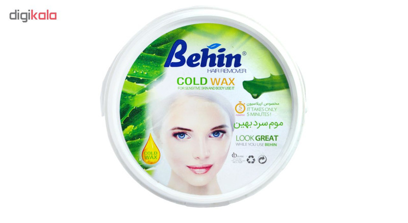 موم موبر بهین مدل Aloe Vera وزن 750 گرم مجموعه 6 عددی