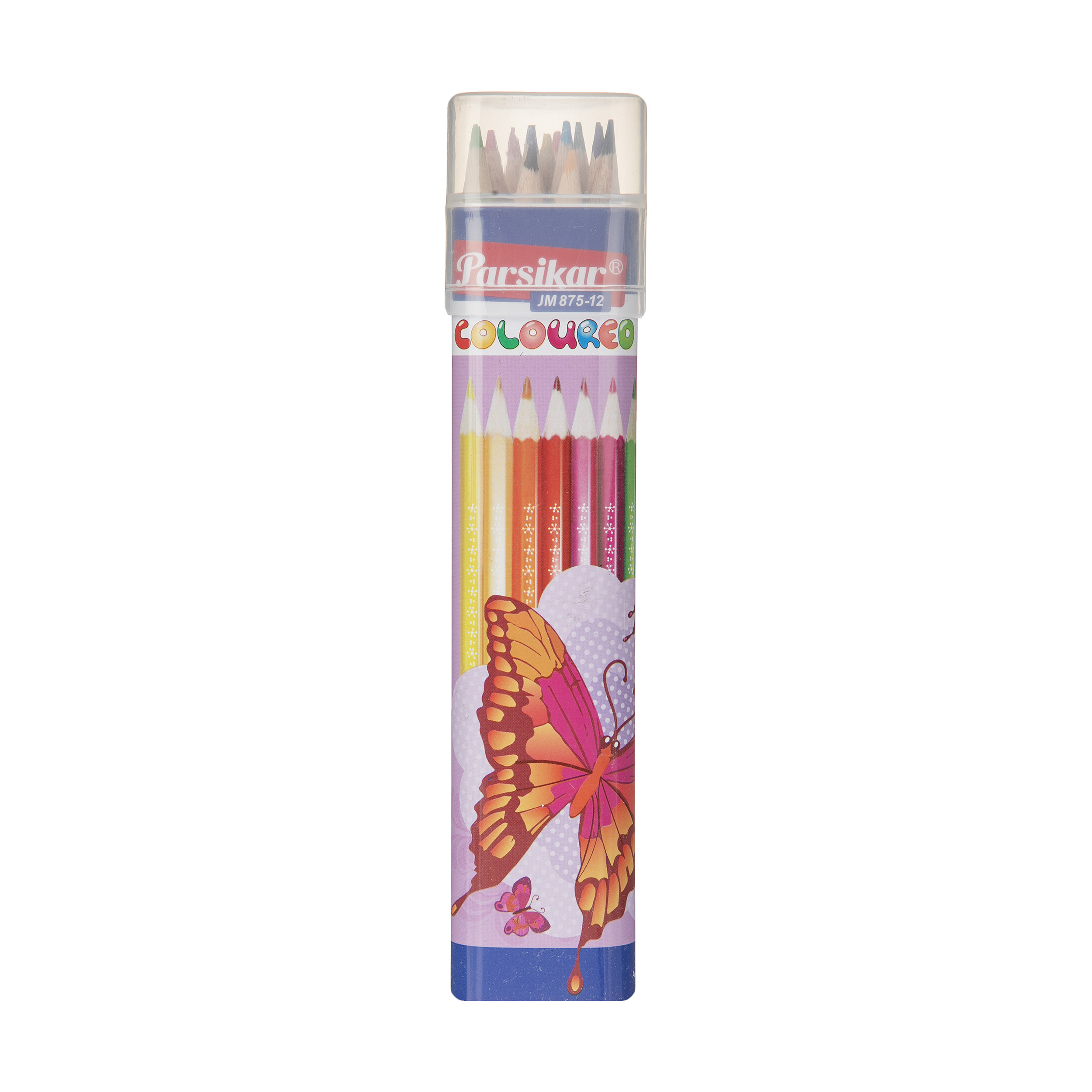 مداد رنگی 12 رنگ پارسیکار مدل JM875-12-1