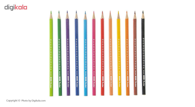 مداد رنگی 12 رنگ پارسیکار مدل JM 880-12