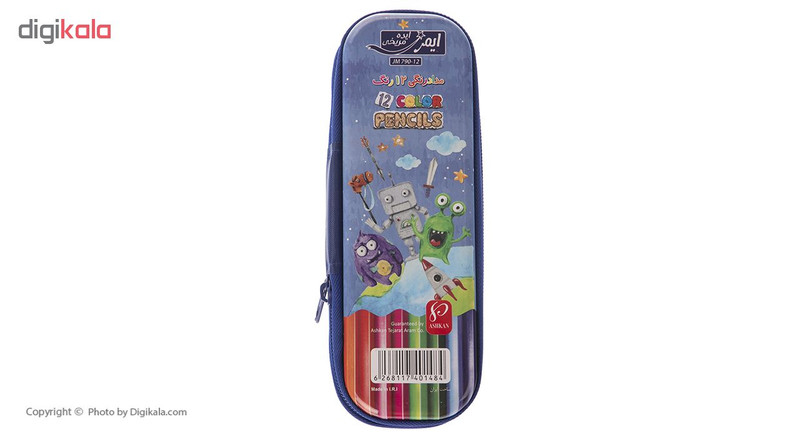 مداد رنگی 12 رنگ ایمر مدل JM790-12-3