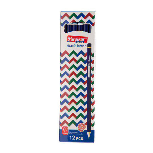 مداد مشکی پارسیکار مدل JM414 بسته 12 عددی