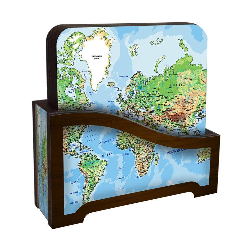 زیر لیوانی لوکسینو مدل Map کد FP_1 بسته 6 عددی