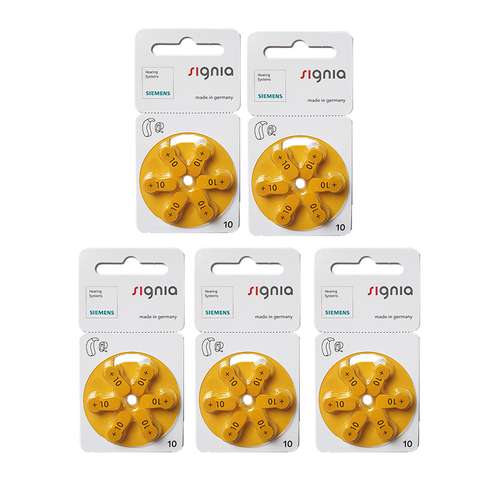 باتری سمعک زیمنس کد 10 بسته 30 عددی