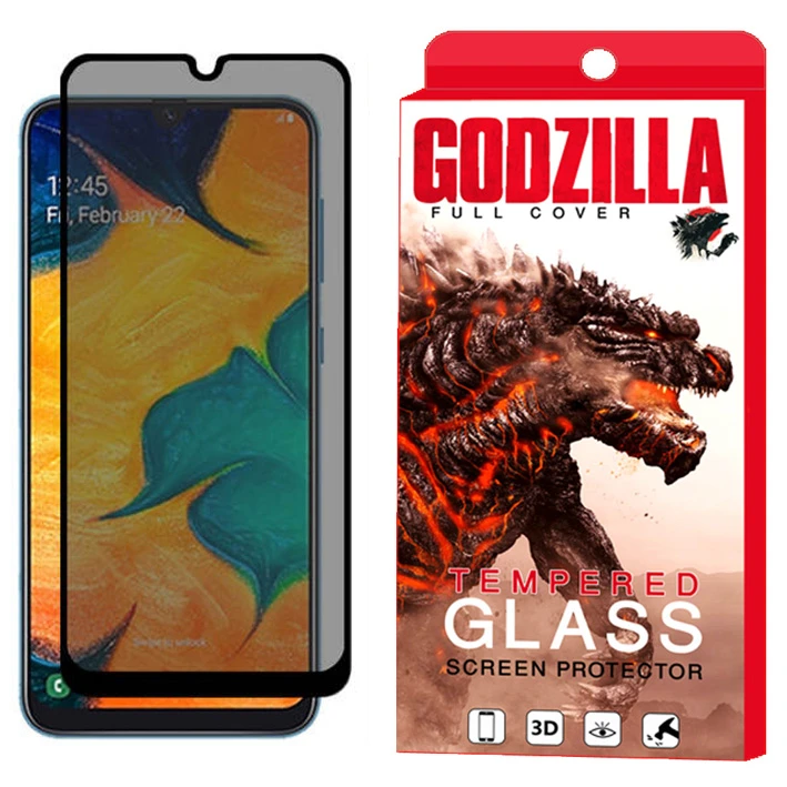 محافظ صفحه نمایش حریم شخصی گودزیلا مدل GGP مناسب برای گوشی موبایل سامسونگ Galaxy A20