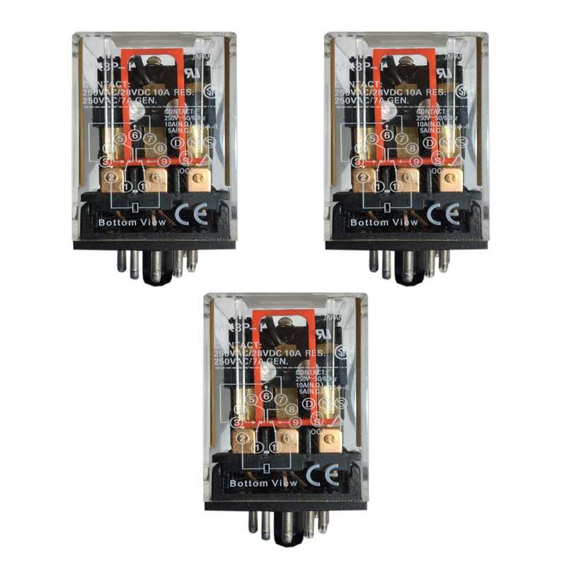 رله 11 پایه مدل v220-gMK3P1 بسته 3 عددی