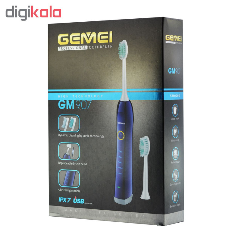 مسواک برقی جیمی مدل GM 907 مسواک برقی جیمی مدل GM 907