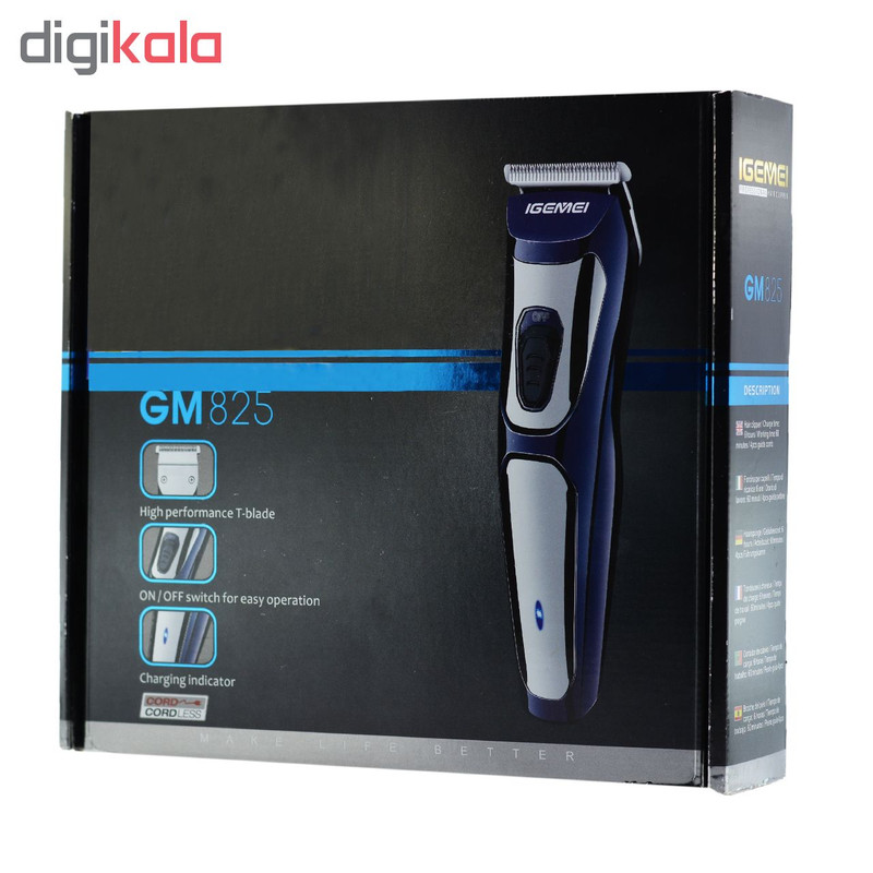ماشین اصلاح موی سر و صورت آی جیمی مدل GM 825 ماشین اصلاح موی سر و صورت آی جیمی مدل GM 825