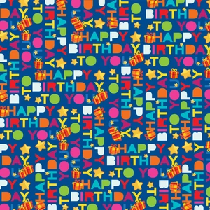 کاغذ کادو طرح happy بسته 5 عددی