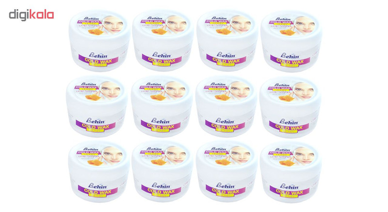 موم موبر بهین مدل Honey وزن 300 گرم مجموعه 12 عددی