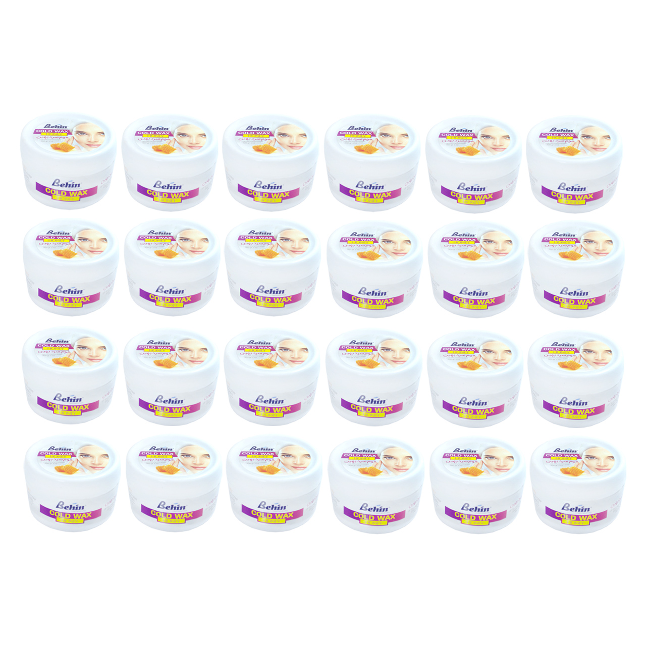 موم موبر بهین مدل Honey وزن 300 گرم مجموعه 24 عددی