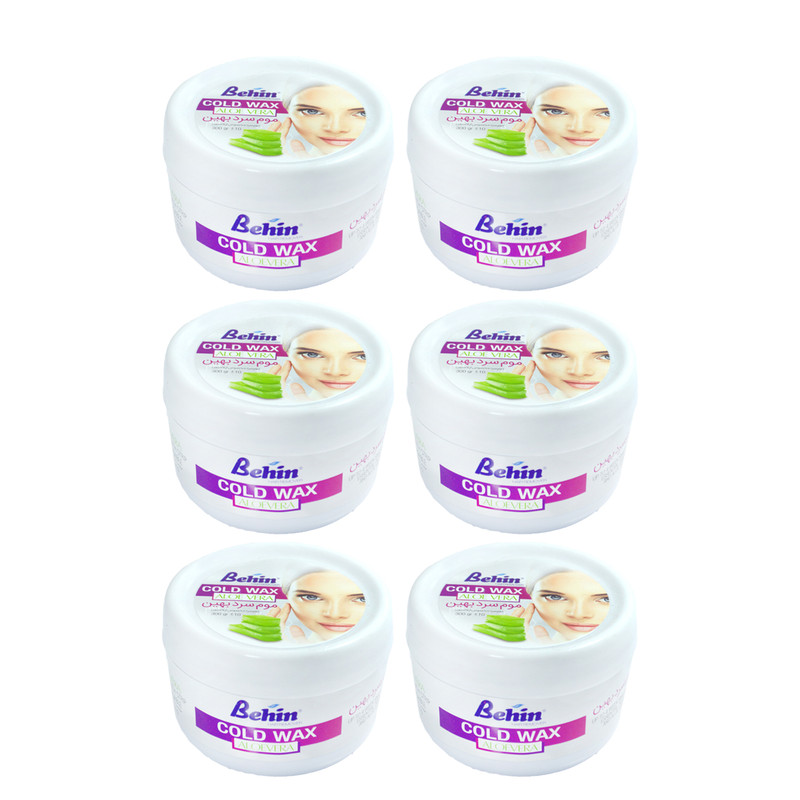 موم موبر بهین مدل Aloe Vera وزن 300 گرم مجموعه 6 عددی موم موبر بهین مدل Aloe Vera وزن 300 گرم مجموعه 6 عددی