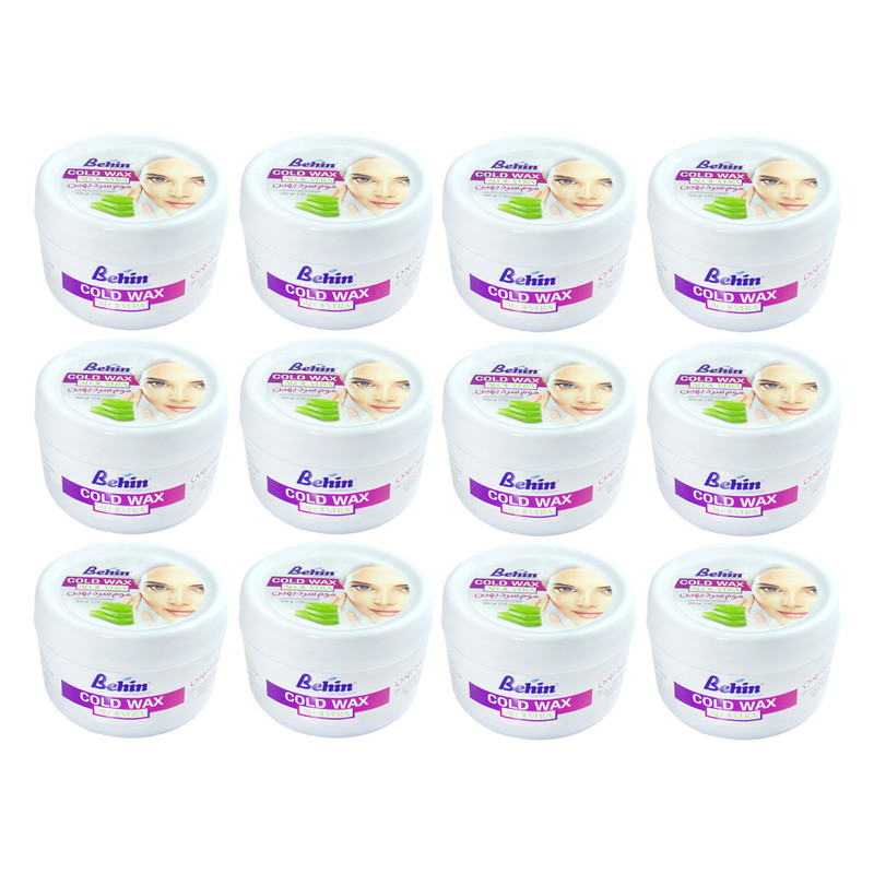 موم موبر بهین مدل Aloe Vera وزن 300 گرم مجموعه 12 عددی موم موبر بهین مدل Aloe Vera وزن 300 گرم مجموعه 12 عددی