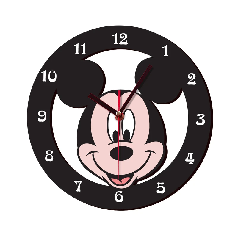 ساعت دیواری کودک باروچین طرح mickey mouse