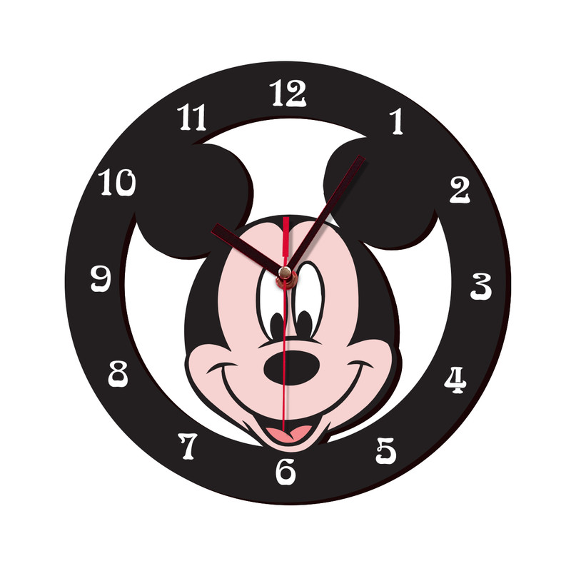 ساعت دیواری کودک باروچین طرح mickey mouse
