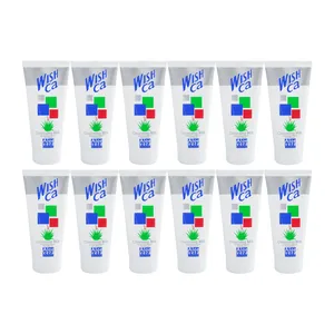 شیر پاک کن ویشکا مدل Aloe vera حجم 200 میلی لیتر مجموعه 12 عددی