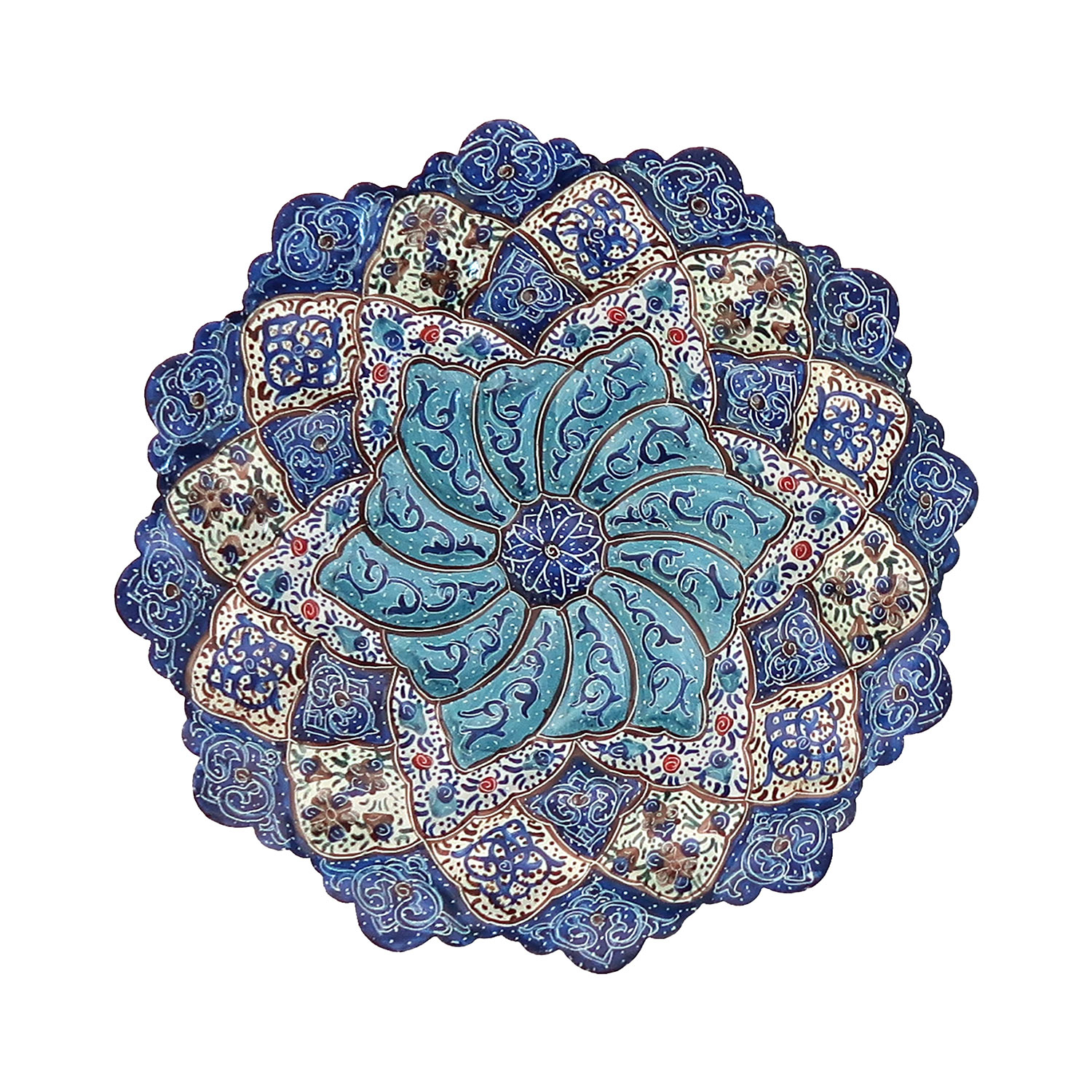 بشقاب میناکاری کد BMkh20-d