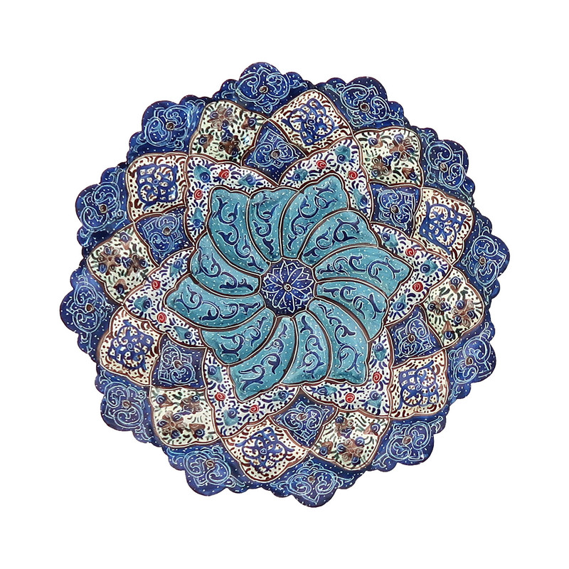 بشقاب میناکاری کد BMkh20-d