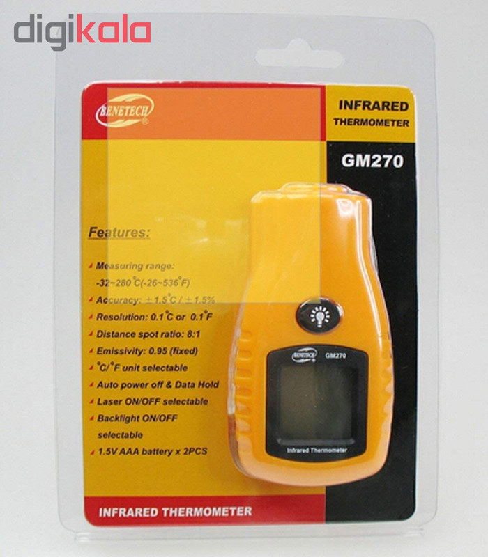 ترمومتر لیزری بنتک مدل GM270