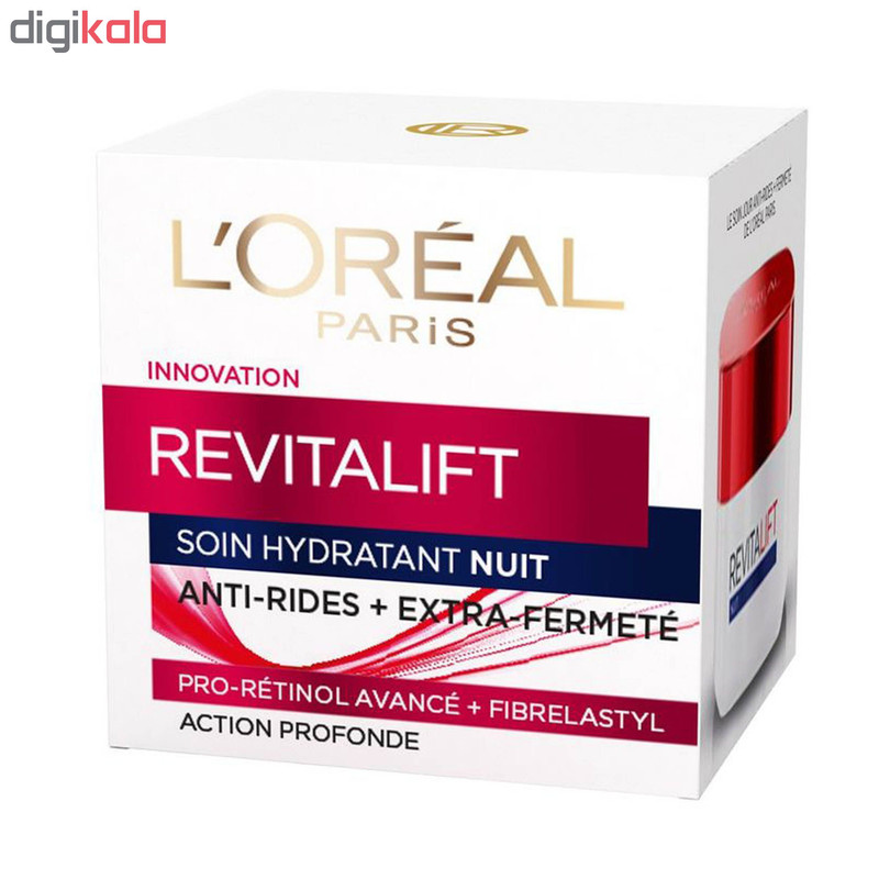 کرم ضد چروک شب لورآل مدل Revitalift Classic حجم 50 میلی لیتر مجموعه 2 عددی کرم ضد چروک شب لورآل مدل Revitalift Classic حجم 50 میلی لیتر مجموعه 2 عددی