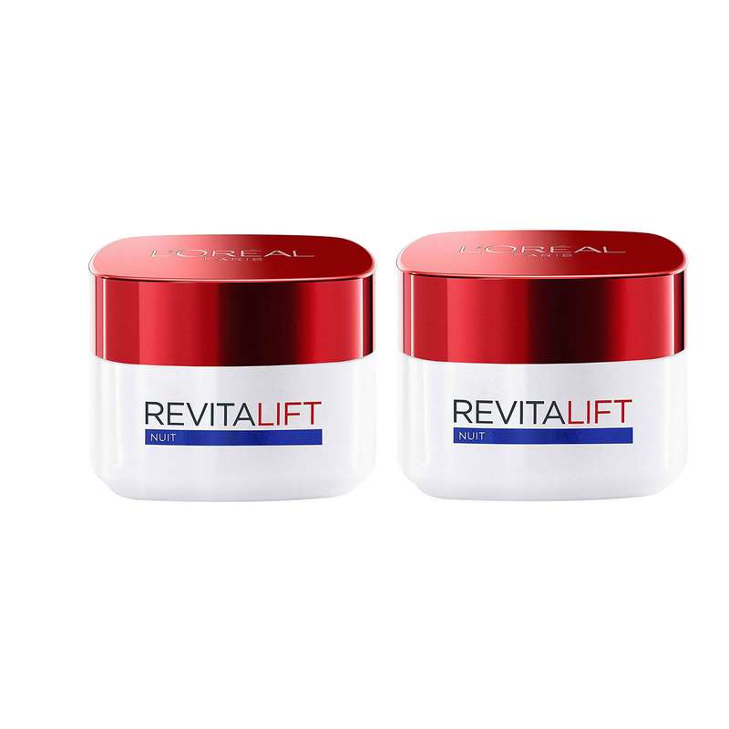 کرم ضد چروک شب لورآل مدل Revitalift Classic حجم 50 میلی لیتر مجموعه 2 عددی کرم ضد چروک شب لورآل مدل Revitalift Classic حجم 50 میلی لیتر مجموعه 2 عددی