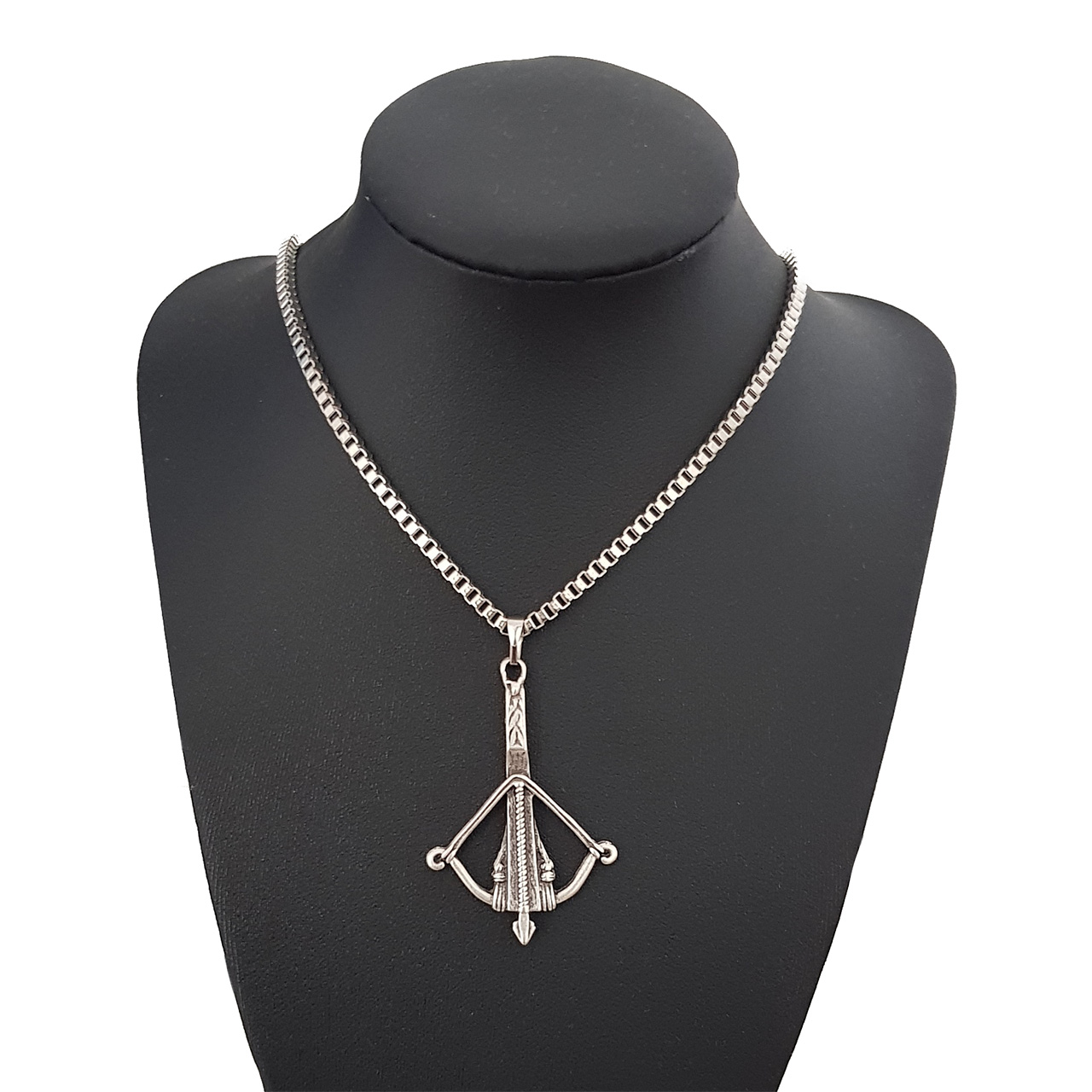 گردنبند مردانه طرح زوبین  کد g67