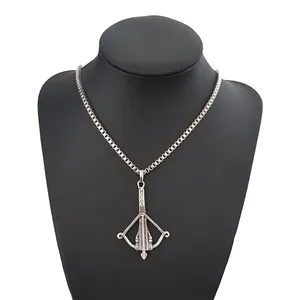 گردنبند مردانه طرح زوبین  کد g67