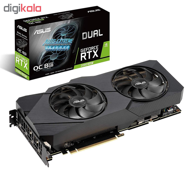 کارت گرافیک ایسوس مدل DUAL-RTX2080S-O8G-EVO 2