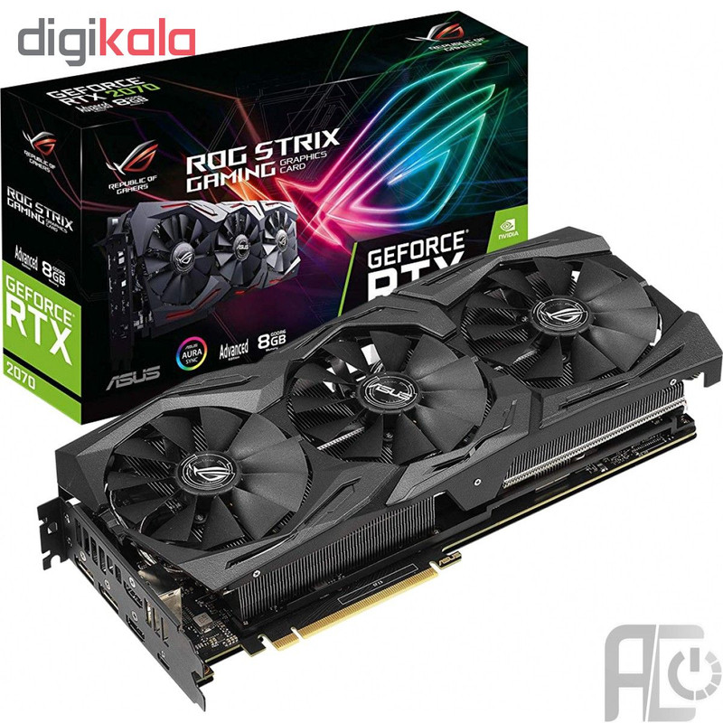 کارت گرافیک ایسوس مدل ROG-STRIX-RTX2070S-A8G-GAMING 2