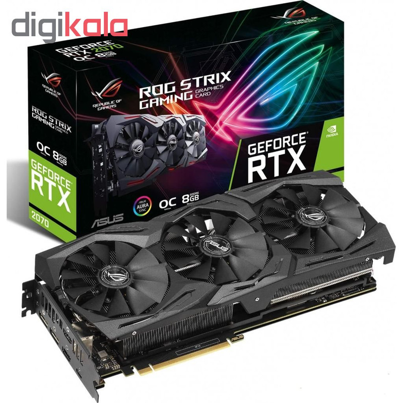 کارت گرافیک ایسوس مدل ROG-STRIX-RTX2070S-O8G-GAMING 2