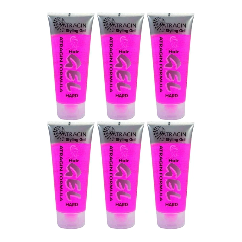 ژل مو عطر آگین مدل Hard حجم 200 میلی لیتر مجموعه 6 عددی