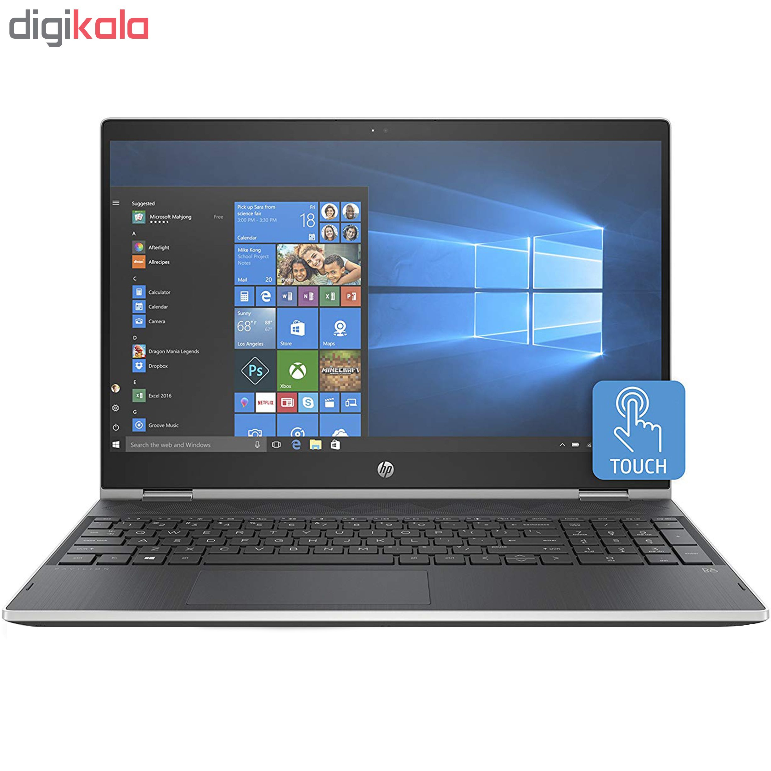 لپ تاپ 15 اینچی اچ پی مدل Pavilion X360 15T-DQ000-D