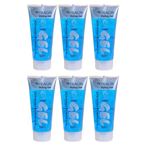 ژل مو عطر آگین مدل Soft حجم 200 میلی لیتر مجموعه 6 عددی