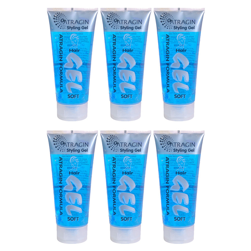 ژل مو عطر آگین مدل Soft حجم 200 میلی لیتر مجموعه 6 عددی