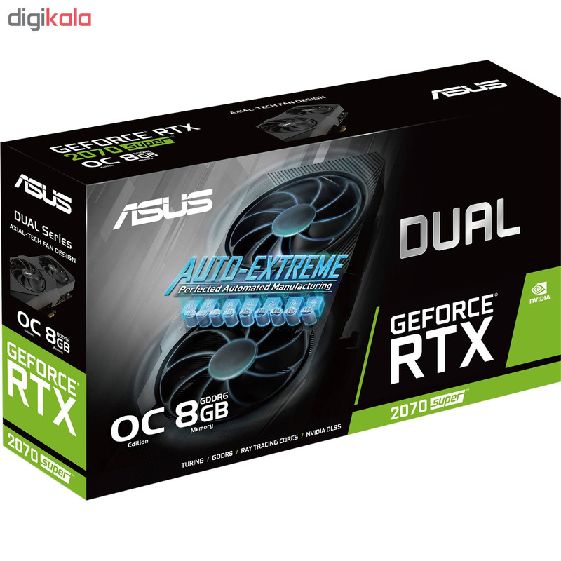 کارت گرافیک ایسوس مدل DUAL-RTX2070S-O8G-EVO