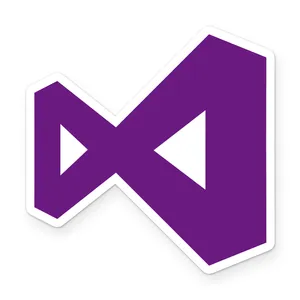 Wensoni Visual Studio Logo Sticker