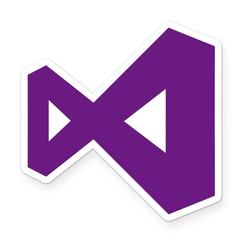 استیکر ونسونی طرح Visual Studio Logo