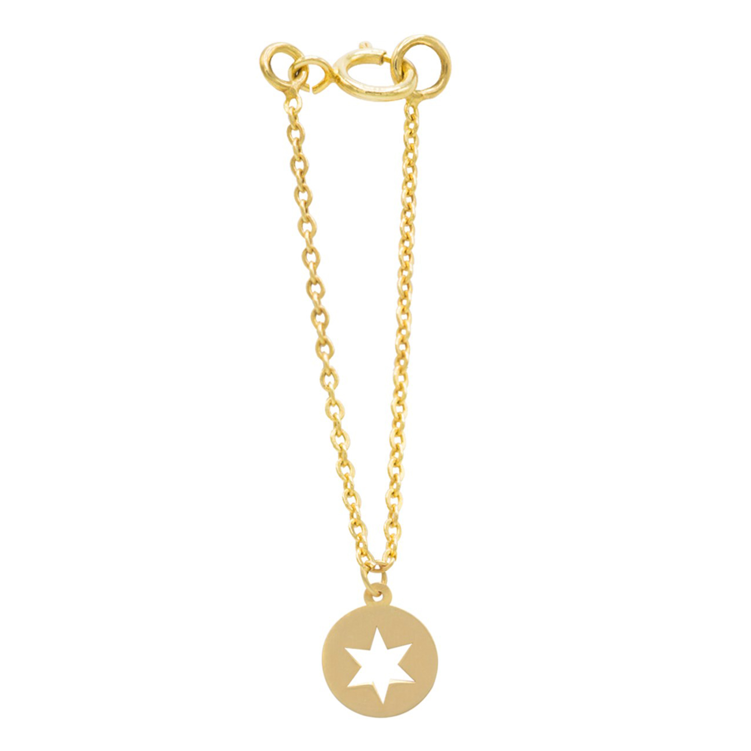 آویز ساعت طلا 18 عیار زنانه طرح ستاره کد SG466