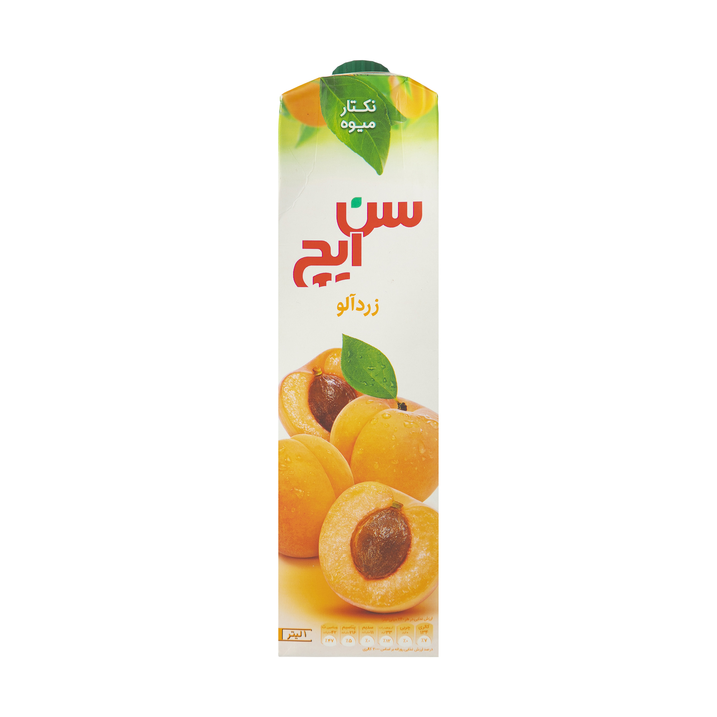نکتار زردآلو سن ایچ حجم 1 لیتر
