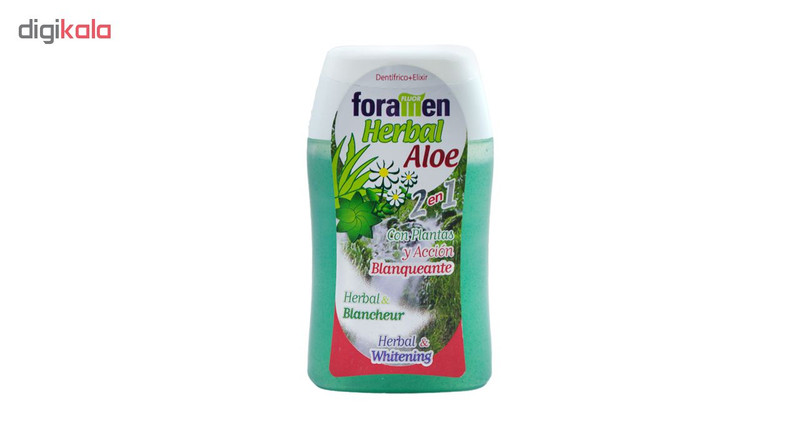 خمیر دندان فورامن مدل Aloe vera حجم 100 میلی لیتر مجموعه 6 عددی