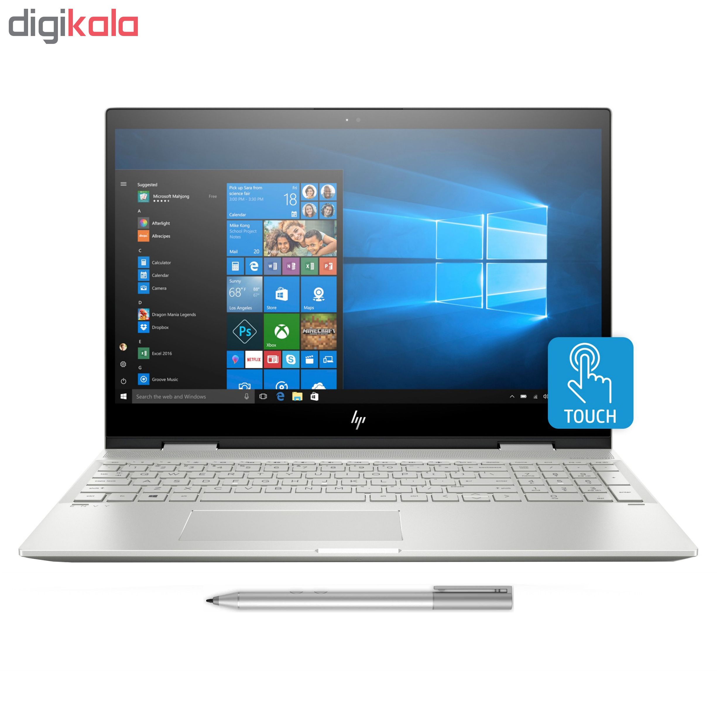 لپ تاپ 15 اینچی اچ پی مدل ENVY X360 15T CN100 - C